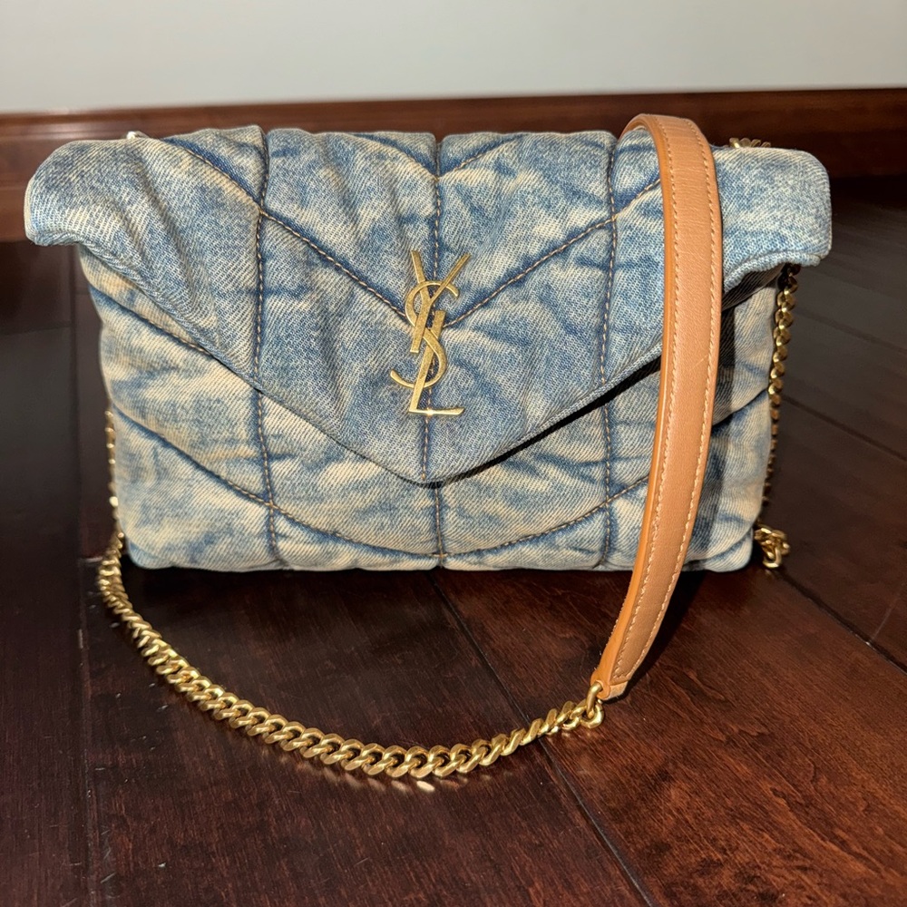 Yves Saint Laurent Loulou Puffer Mini Crossbody Purse